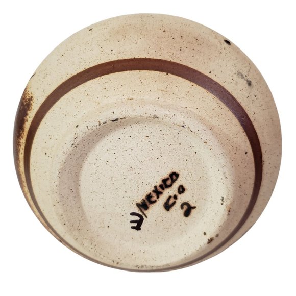 Tonala Pottery Vase Mother and Child Mexico Folk Art SIGNED - Picture 5 of 5